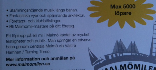 Malmömilen 18/6 2011